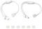 G.W.S® Pack of 2pcs 6 Pin 1 to 2 Ways Y Splitter Extension Cable for RGBCCT LED Strip Light, Equipped with 6 Male Pins
