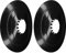 cyclingcolors 2X Fahrrad Räder Speichen Schutz 135mm Scheibe Schutz Kassette Freilauf Schwarz