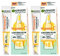 Garnier SkinActive Vitamin C Augenkontur-Augencreme für stumpfe und müde Augen, vegane Formel mit Niacinamid, Koffein und Bananenpulver, 2 Flaschen à 15 ml