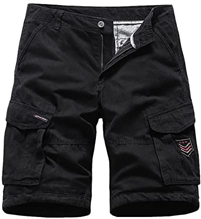 callmo Kurze Hose Herren Arbeitshose Herren Winter Gefüttert Herren Mode Casual Plaid Camouflage Multi Pocket Reißverschluss Schnalle Cargohose Outdoor Shorts Tooling Shorts Cargo Arbeitshose Herren