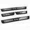 BOJOUL 4 PièCes Garnitures De Seuil PortièRe Voiture en Acier Inoxydable, pour Citroen C4 2008-2021 Inoxydable Protecteur De Seuil Porte Voiture Plaque,E