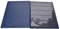 10 Seiten Briefmarken-Sammelalbum, Stempelseiten, Sammelbuch, Briefmarken-Sammelhalter, Briefmarken-Album Zur Aufbewahrung von 400–500 Kleinen Briefmarken(Blau)