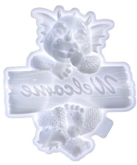 3D Drachen Silikonformen Tierharzform, große Tiere Statue Herstellung Epoxidgussform 3D Fliegender Drache Epoxidharz Silikonformen Resin Gießformen Mold für Wand Schrank Schreibtisch Ornamente