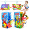 Vanmor Babybuch Stoffbuch-2Pack, Baby Spielzeug Touch Feel Activity Early Development Spielzeug, Baby Geschenk für 3 6 12 Monate Junge Mädchen