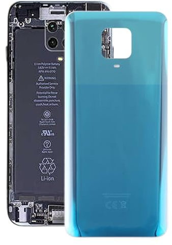 Mobile Phone Replacement Back Cover for para Xiaomi Redmi Note 9 Pro OEM Glass Battery Back Cover(Green) Repair part