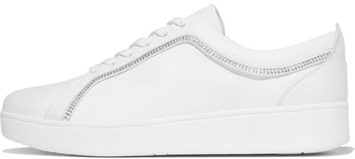 Fitflop Women's Rally Crystal-Trim Leather Sneakers