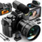 NBD Fotocamera digitale 4K per fotografia e video - PZJ-S100-QT-BK-2502