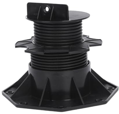perfk Supporto per Ponte Regolabile Supporto per Base di Fondazione per Ponte Sollevamento del Pavimento per chiglie per Pavimenti Esterni Pavimenti a, da 6 Cm a 14 Cm