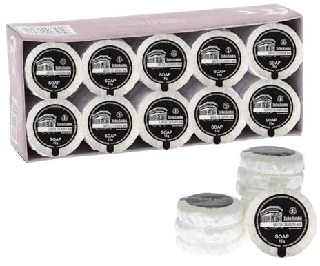 Taylor of London Sloane Street Seife, 15 g, 50 Stück, geeignet für Hotels Airbnb Serviced Accomodation Holiday lets Bundle Deal, 50 x 15 g Seife, parfümiert mit Oliven- und Sheabutter