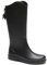 Harssidanzar donna stivaletti di gomma impermeabile alto giardino scarpe antiscivolo pioggia stivali per le donne HL226EU, Nero, Taglia 37