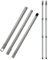 Best House | Mop Replacement Handle | Adjustable | Metal Broom Stick | 2 Pcs | Gray | Universal Fitting Mop Stick | Replacement Broom Handle Screw End - 120 cm Long (Pack of 2)