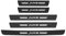 5PCS Car Door Sill Protector Strips, Carbon Fiber Threshold Protective Film for Nissan Juke F15 F16 2021-2025 2026, Kick Plate Cover Sticker, Door Edge Protection Decorate