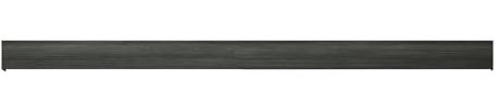 Système Porte Coulissante avec Cache Rail Seul – Rail Discret avec Bandeau Chêne Foncé : Milano – Rail Coulissant Porte Esthétique et Invisible