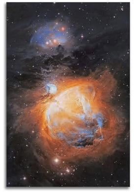 CENGLIS Sternbild-Poster Orion Stellar Kinderzimmer Poster, moderne Wandkunst, Leinwand, ästhetische Dekoration, Malerei, 50 x 75 cm, ungerahmter Stil