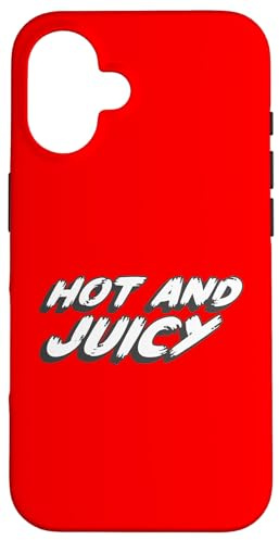 Hülle für iPhone 16 Heiß und saftig | Burger Hamburger Hamburger