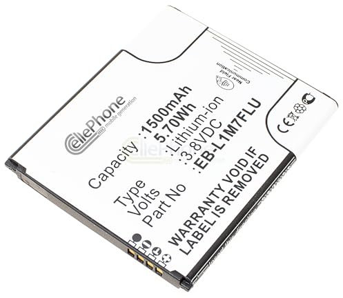 cellePhone Batteria Li-Ion Compatibile con Samsung Galaxy Ace 2 / S3 Mini (GT-I8160 / GT-I8190) (sostituita EB425161LU)