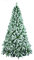 Weihnachtsbaum Maria, 180 cm hoch, weiß getüncht, extra dick, 644 Äste, 100x100x180 cm