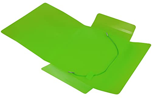 Beautone 34973 Ordner mit Gummibändern DIN A5, Grün