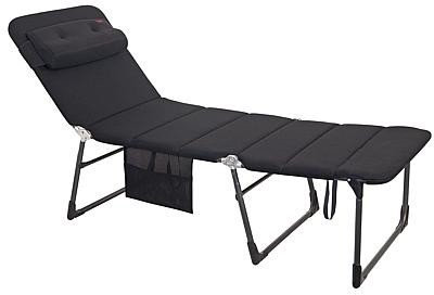 DREÌBEINLIEGE AMIGO 40 + SUN Crespo Dreibeinliege Air-Deluxe Alu Fb. schwarz - VERTRIEB - Holly ® Produkte STABIELO -