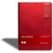 Zequenz Classic 360 Signature Serie, Größe: A5, groß, rot, Papier: blanko, blank, Softcover, Notizbuch, weich gebunden, 14,6 x 21 cm, 140 Blatt, 100g/m², füllerfreundlich, minimalistisch, Büro, Alltag