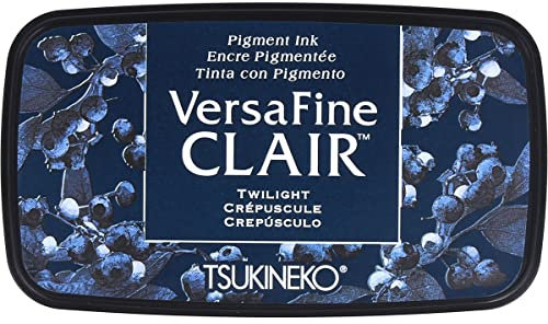 Tsukineko Twilight Versafine Clair Tinte Pad, synthetische Material, blau, 5,6 x 9,7 x 2,3 cm, Matrial, 5.6 x 9.7 x 2.3 cm