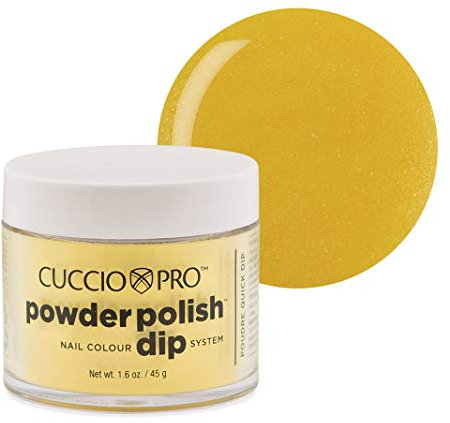 Cuccio Sunshine Yellow with Mica Dipping Powder 45g