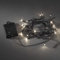 Konstsmide LED Lichterkette, mit an/aus Schalter und 6h Timer, 8 Funktionen und Memoryfunktion, 40 bernsteinfarbene Dioden, batteriebetrieben, Außen (IP44), schwarzes Kabel, schwarze Box - 3724-800