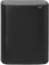 Brabantia Bo Touch Bin - 2 x 30L Inner Buckets (Matt Black) Large Waste/Recycling Kitchen Bin - Soft-touch