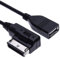 AMI MDI USB Music Interface MP3 Adapter USB Audio Anschluss Adapter Kabel Kompatibel mit Audi A3, A4, S4, S5, A6, S6, A8, S8, Q3, All Road, TT, R8, VW Jeta, Golf, Passat, Tiguan, Touareg, Skoda 1.5m