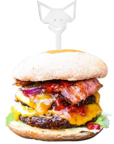 FENNEK Burgerspieße 6 Stück | Grillzubehör aus Edelstahl | Made in Germany