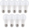 9 x Müller-Licht LED Leuchtmittel Birnenform A55 7W = 40W E27 matt 470lm Ra95 Flicker-Free warmweiß 2700K 180°