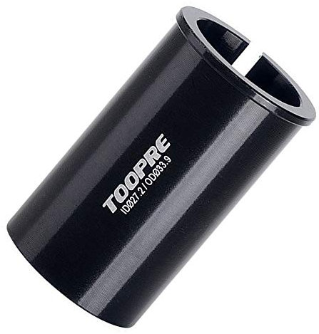 NIUAWASA Bike SeatPost Adapter Shim, Aluminum Alloy Bicycle Reducing Sleeve Seat Post Tube Adapter Shim 25.4/27.2/28.6/30.4/30.8/31.6/33.9/34.9mm for MTB,Mountain,City Bike,Road Bike (27.2 to 33.9mm)