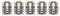 GeekVape M-Coil Serie Coils 5er Pack Verdampferköpfe Widerstand 0,3Ohm