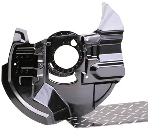 RIDEX 1x Ankerblech/Spritzblech Vorne Rechts Kompatibel mit BMW 3 Limousine E46 34116759788 Aluminium