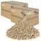 Hackschnitzel für Ofen Rindenmulch für Garten Hochbeet Holz Pflanzen Einstreu Holzhackschnitzel Grob Holzschnitzel Streu Beet Abdeckung Deko Abdeckung 100-500 L flameup, Menge:200 L