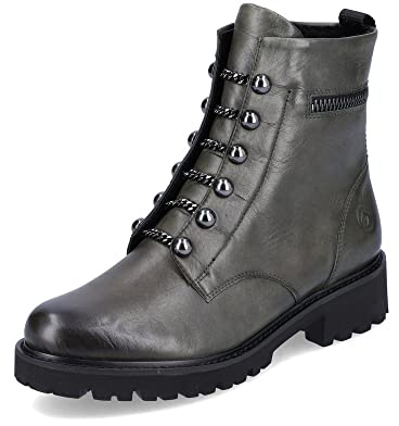 Remonte Women Ankle Boots D8670, Ladies Lace-up Ankle Boot,Removable Insole,Low Boots,Chukka Boot,Short Boots,lace-up Boot,grün,40 EU / 6.5 UK