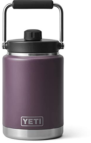 YETI Rambler Half Gallon Jug, Vacuum Insulated, Stainless Steel with MagCap, Nordic Purple