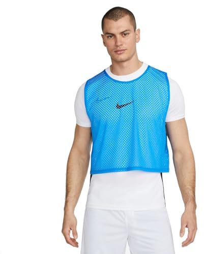 NIKE DV7425-406 U NK DF PARK20BIB T-Shirt Unisex Photo Blue/Black Größe S