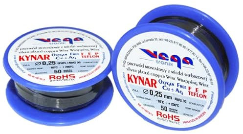 KYNAR - Filo avvolgente 50 m, colore: Nero