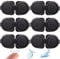 Bemvp Simple Contact Lens Case 6pcs Cute Eyewear Box Contact Lens Travel Box Container Accessories for Lenses