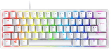 Razer Huntsman Mini Mercury - 60% Optical Gaming Keyboard (Linear Red Switch)