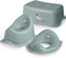DOCARI Set de toilettes pour enfants 3en1 fille vert à partir de 1 an - composé de pot + tabouret + rehausse WC