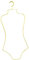 JISADER Body Shape Display Kleiderbügel, Dessous-Kleiderbügel, Bikini-Kleiderbügel, Badeanzug-Kleiderbügel für Badeanzüge, golden