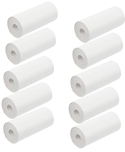 NUOBESTY 10 Rollen Kamerapapier Sofortbildkameras Ersatzdruckpapier kinderkamera thermopapier Druckerpapier für Kinderkamera Kamera für Kinder Papier nachfüllen Ersatzpapier Foto Zubehör