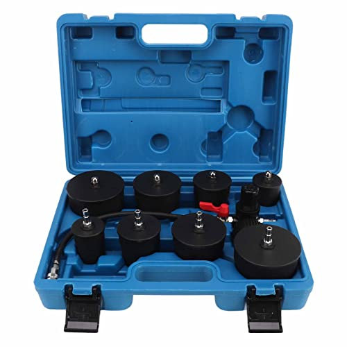 Turbo-System-Leckagetester-Set, Turbo-System-Leckagetester Turbolader-Luftdruck-Boost-Lecktest-Kit mit Manometer-Tester