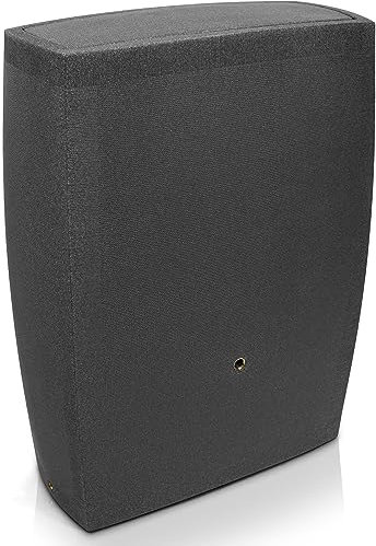 YourCasa Regentonne 275 Liter [SquareLux Rain] Eckig & Schmal - Metallgewinde und Deckel- Regenfass Frostsicher aus Kunststoff - Regenwassertonne - Regenwassertank Garten Wassertank (Anthrazit)
