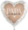Folienballon Papa - Ich hab Dich lieb Ballon Papa Geschenk Vater zum Geburtstag, Vatertag Geschenk für Vater, Helium geeignet