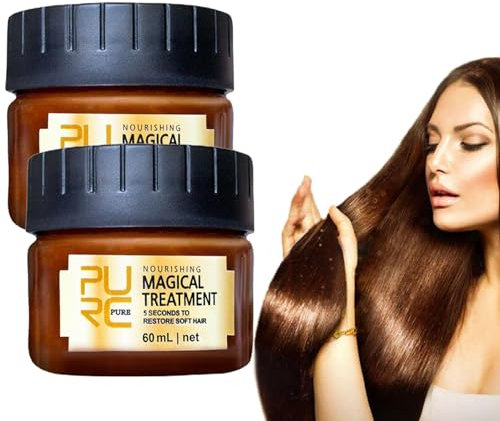 EXQST Pure Keratin Repair Hair Mask 5 Second Miracle Hair Treatment repariert geschädigtes Haar Keratin-Haarmaske mit Argan und Kokosnussöl