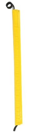 perfk Protector de Cuerda para Escalada en Roca al Aire Libre, Funda Protectora, Accesorios, Cubierta de Cuerda para Escalada en Roca para arborista, Rappel, Amarillo 50cm