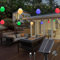 Tacobey Solar Lichterkette Außen Bunt Mit 20 G40 Glühbirnen - 10M 100 LED Solar Lichterkette Aussen Garten, USB Aufladbar, 8 Mode, Wetterfest, für Outdoor Garten Terrasse Balkon Deko
